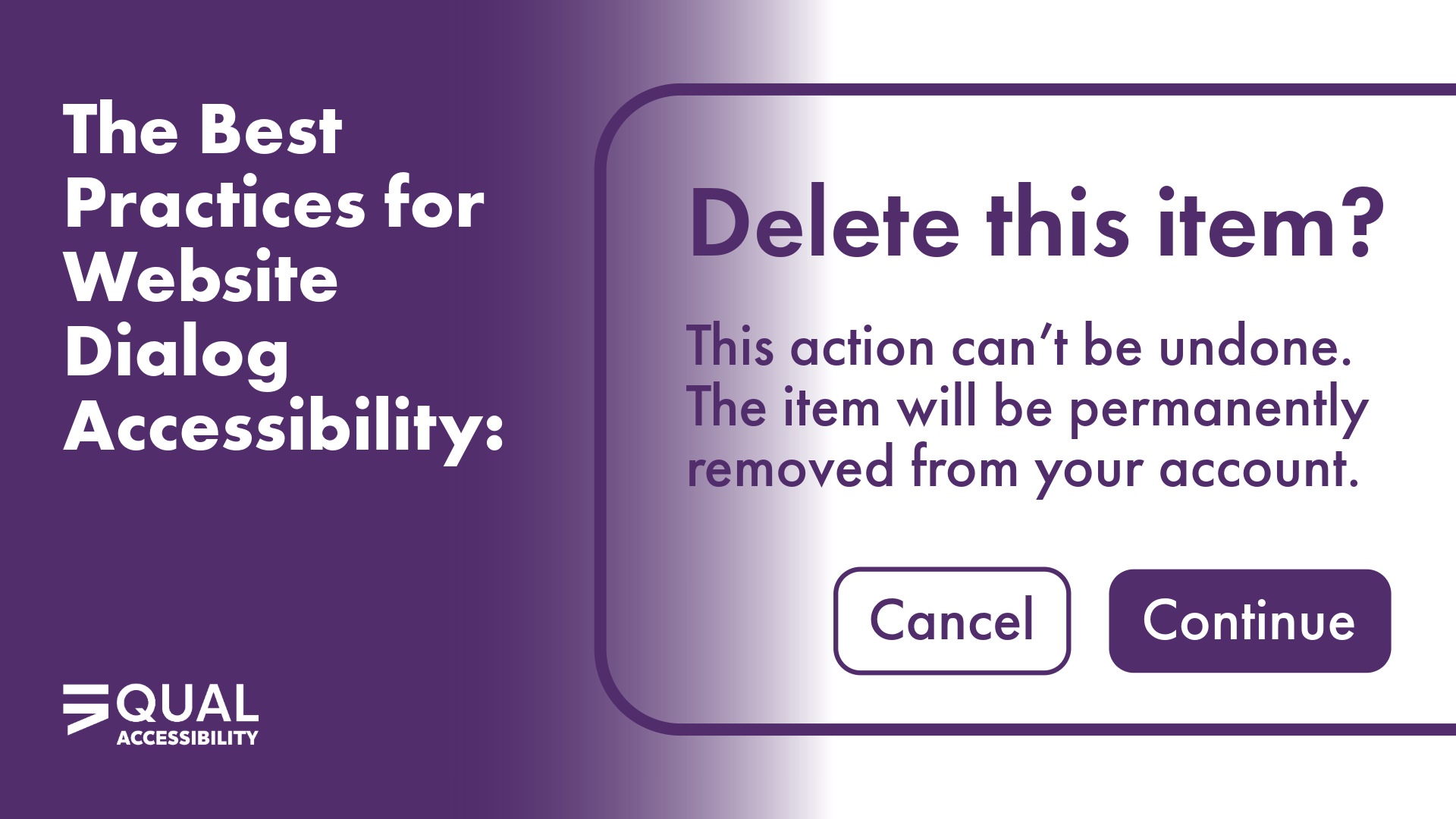 The Best Practices for Website Dialog Accessibility